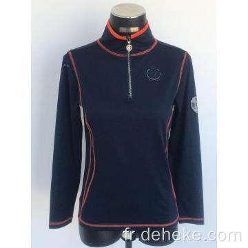 Pull de sport en tricot féminin